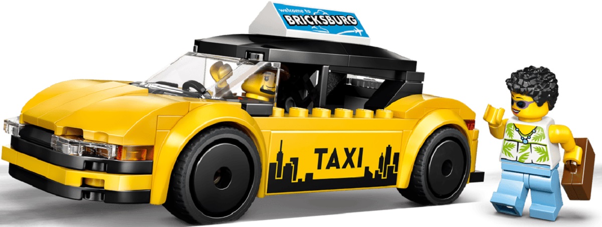 Lego City: Taxi galben