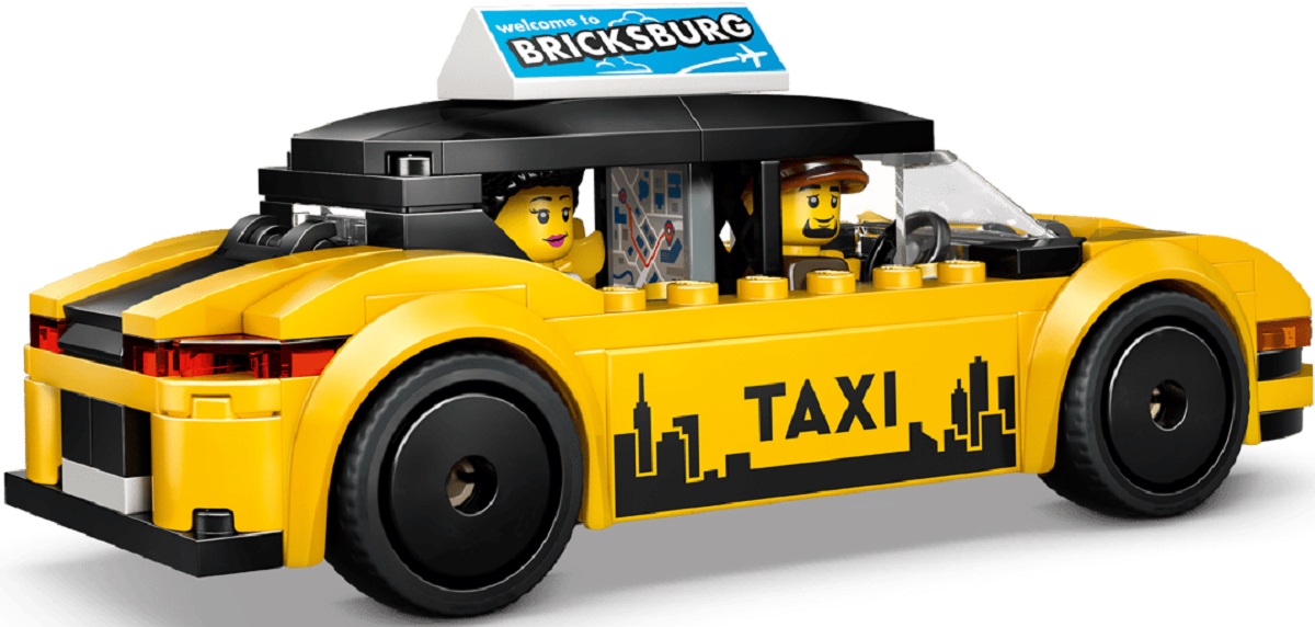 Lego City: Taxi galben