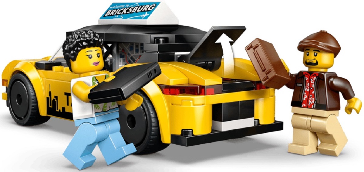 Lego City: Taxi galben