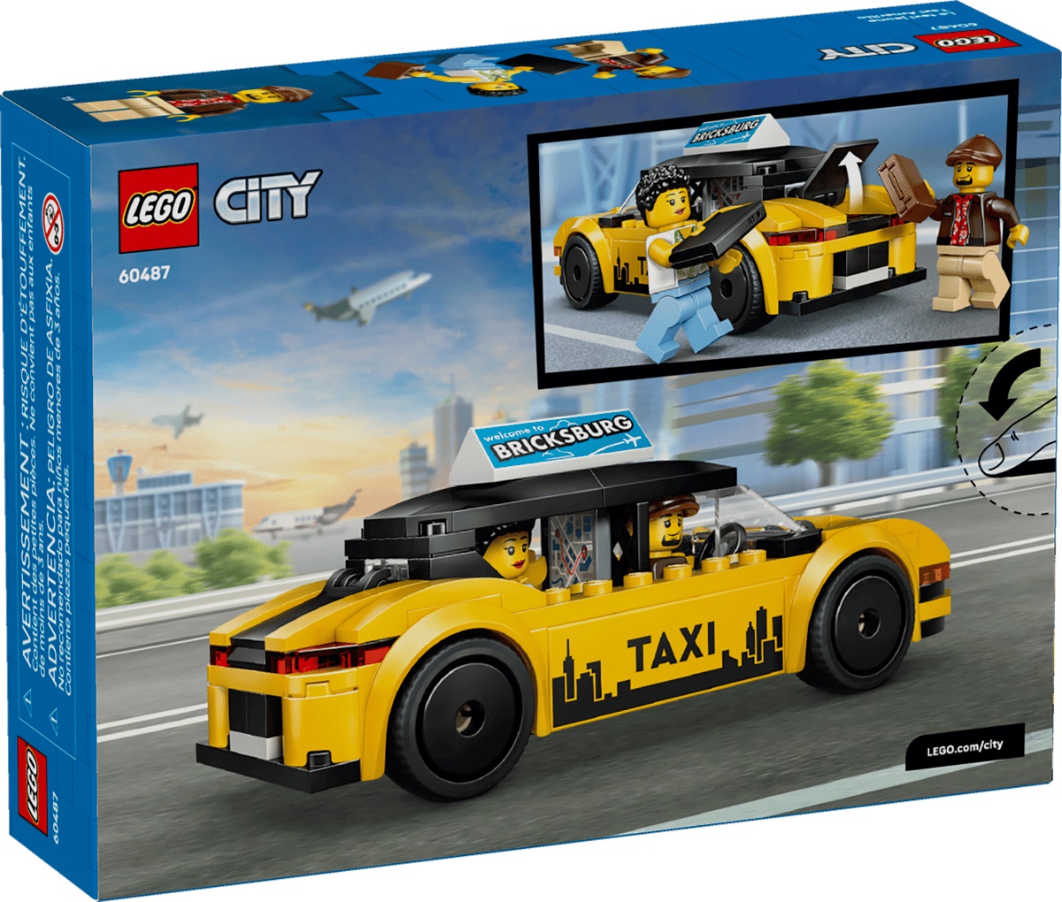 Lego City: Taxi galben
