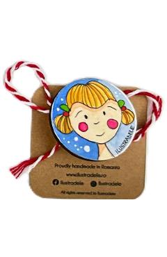 Poza produsului Brosa martisor pictata: Zvapaiata