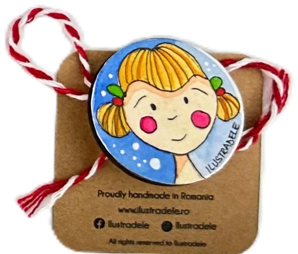 Brosa martisor pictata: Zvapaiata