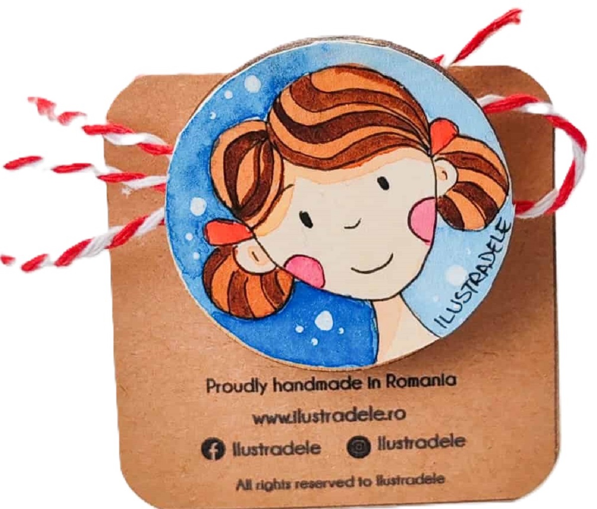 Brosa martisor pictata: Sclipitoarea