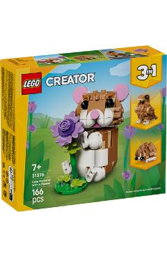 Poza produsului Lego Creator 3 in 1: Hamster adorabil cu o floare