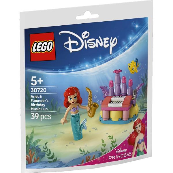 Lego Disney Princess: Distractie muzicala cu Flounder de ziua de nastere a lui Ariel
