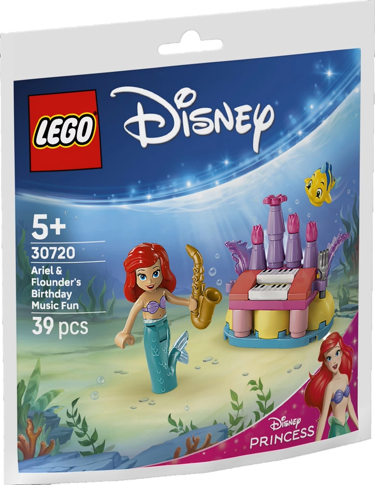Lego Disney Princess: Distractie muzicala cu Flounder de ziua de nastere a lui Ariel