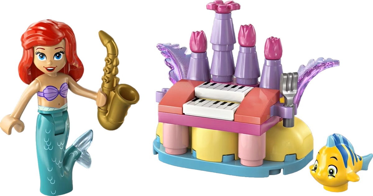 Lego Disney Princess: Distractie muzicala cu Flounder de ziua de nastere a lui Ariel