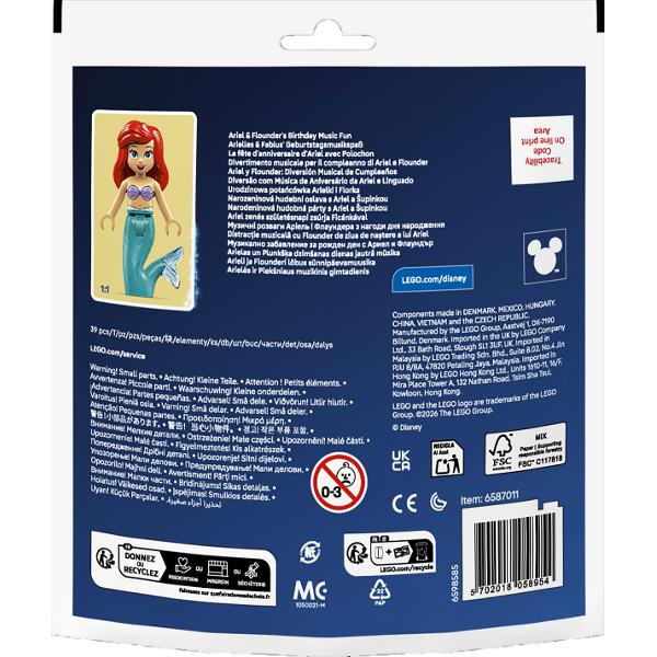 Lego Disney Princess: Distractie muzicala cu Flounder de ziua de nastere a lui Ariel