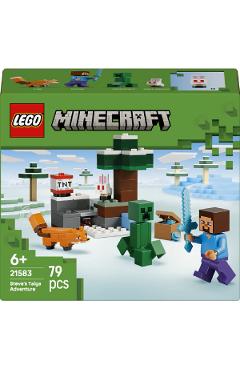 Poza produsului Lego Minecraft: Aventura din Taiga a lui Steve