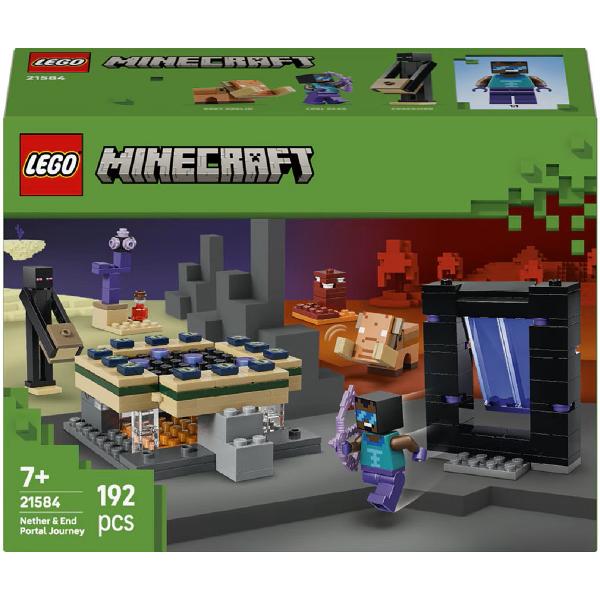 Lego Minecraft: Calatorie prin portalurile Nether si End
