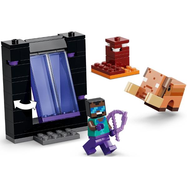 Lego Minecraft: Calatorie prin portalurile Nether si End