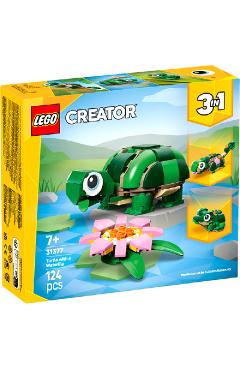 Poza produsului Lego Creator 3 in 1: Broasca testoasa cu o floare de nufar