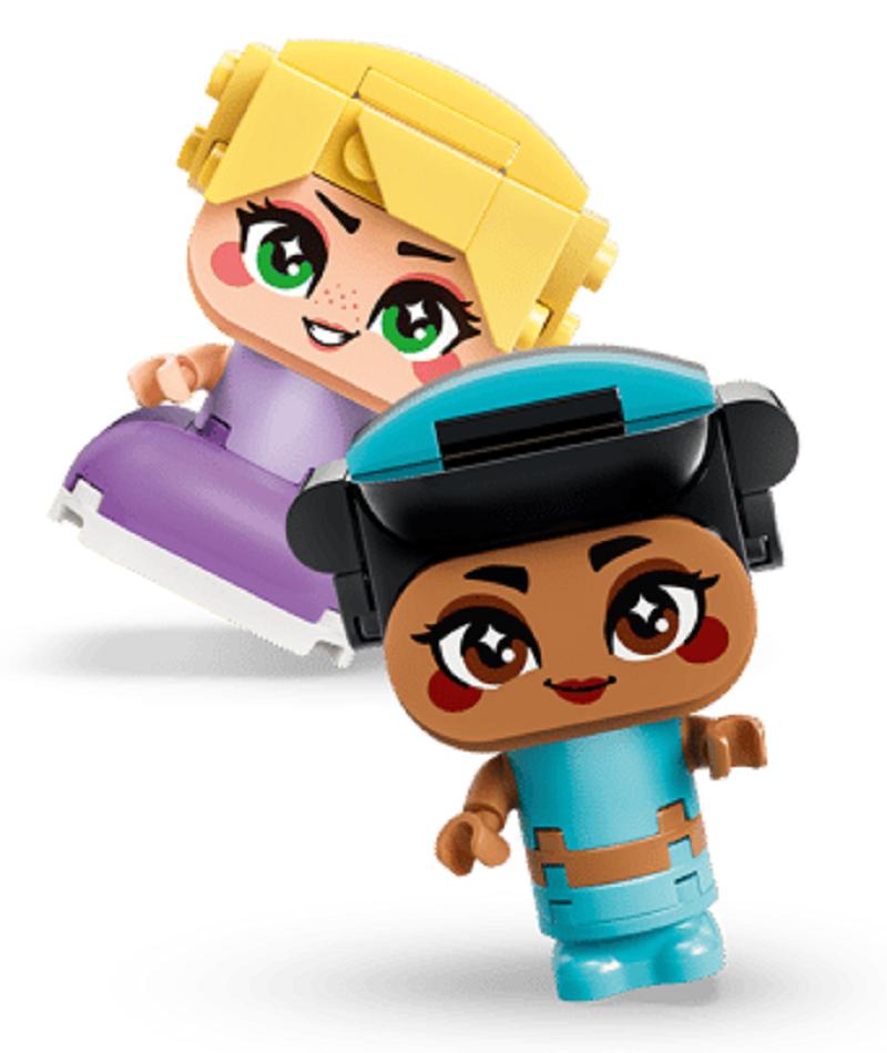 Lego Disney Princess: Miniprintesele Jasmine si Rapunzel 