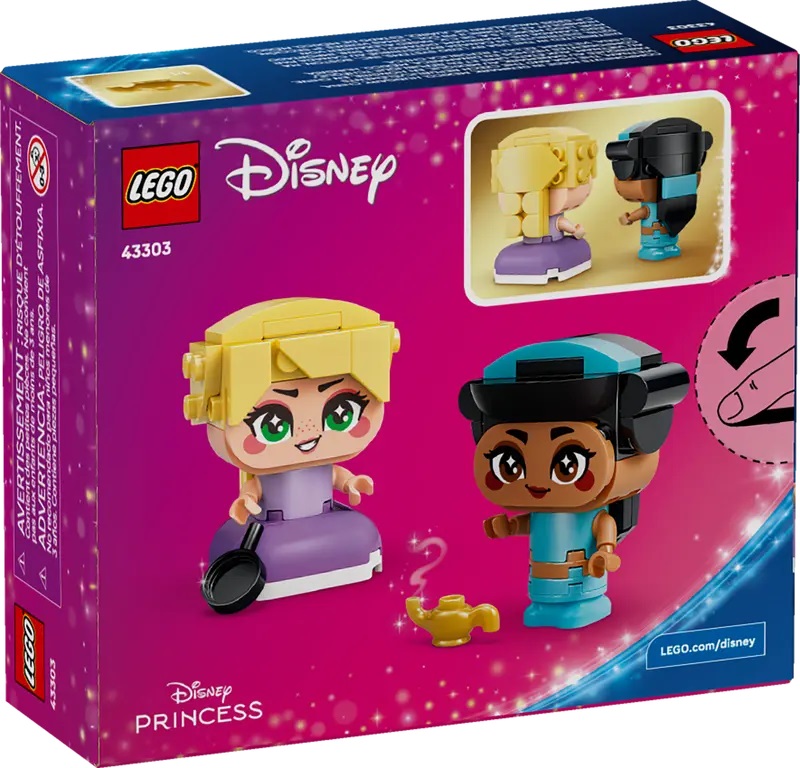Lego Disney Princess: Miniprintesele Jasmine si Rapunzel 