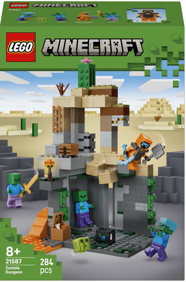 Lego Minecraft: Temnita cu zombi