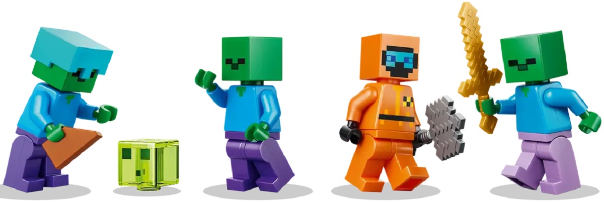 Lego Minecraft: Temnita cu zombi