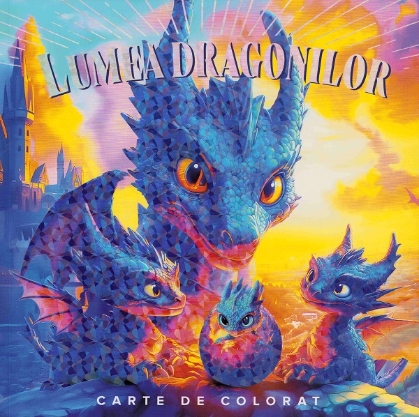 Lumea dragonilor. Carte de colorat