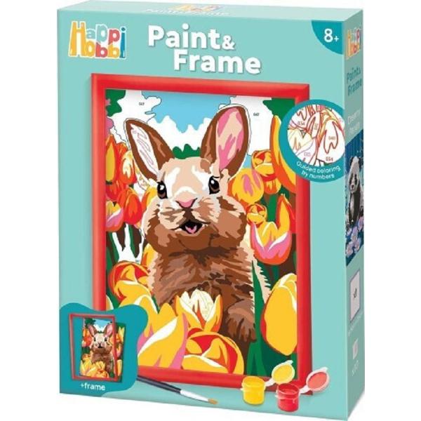 Picteaza si inrameaza: Iepuras vesel