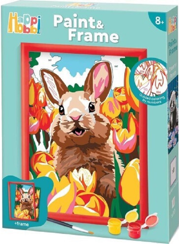 Picteaza si inrameaza: Iepuras vesel