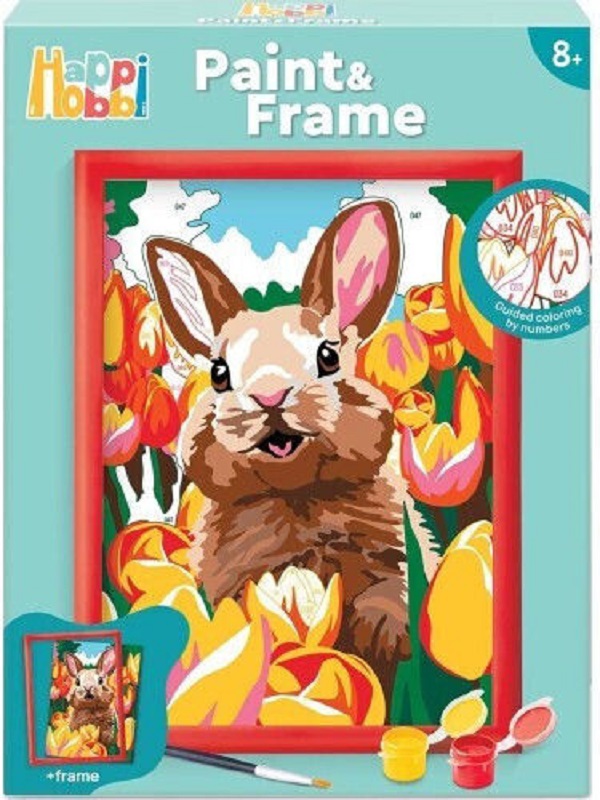 Picteaza si inrameaza: Iepuras vesel