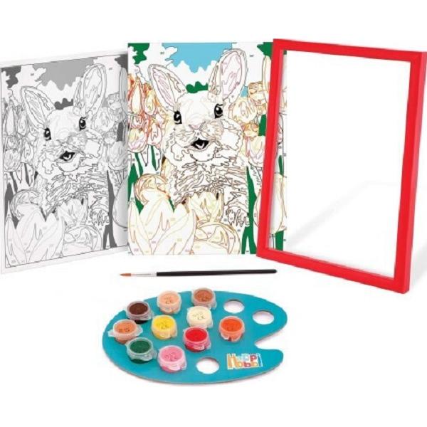 Picteaza si inrameaza: Iepuras vesel