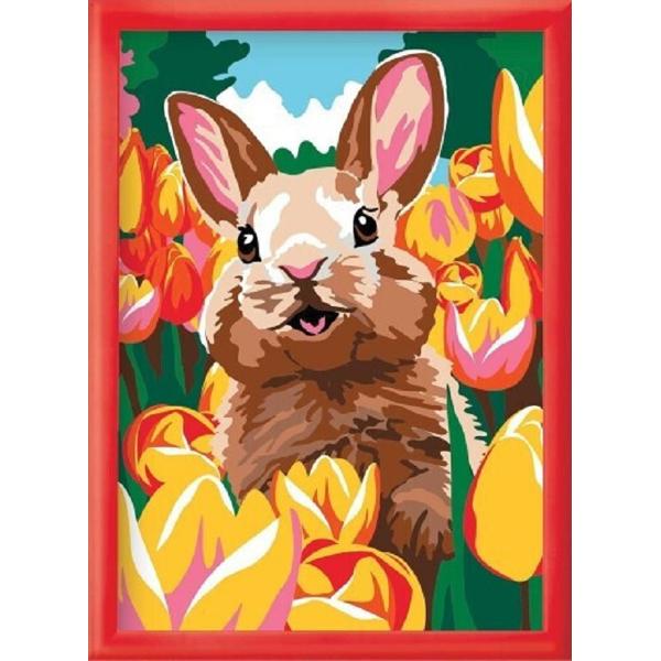 Picteaza si inrameaza: Iepuras vesel