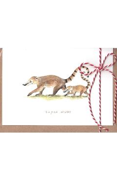 Poza produsului Felicitare: Super Mom Coati. Mai Colorat
