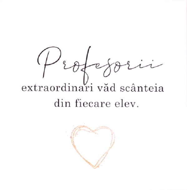 Felicitare cadou pentru profesori: Special Teacher