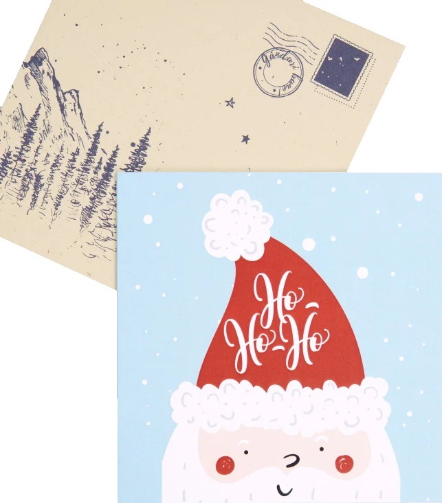 Felicitare cadou amuzant de Craciun: Hohoho!