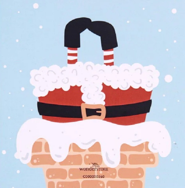 Felicitare cadou amuzant de Craciun: Hohoho!