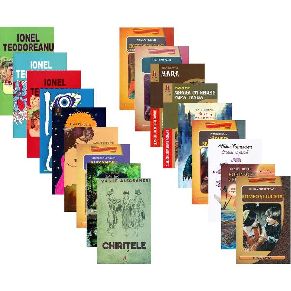 Pachet 18 carti pentru liceu