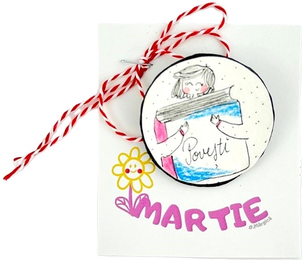 Brosa martisor mare: Povesti