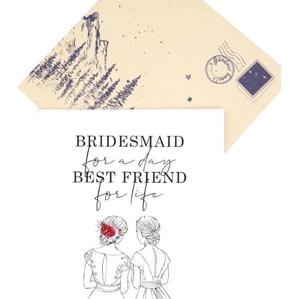 Felicitare cadou pentru domnisoara de onoare: Will You