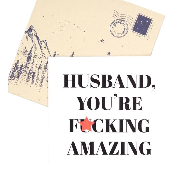 Felicitare cadou de aniversare pentru soti: Dirty Mouth