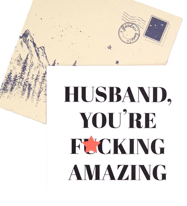 Felicitare cadou de aniversare pentru soti: Dirty Mouth