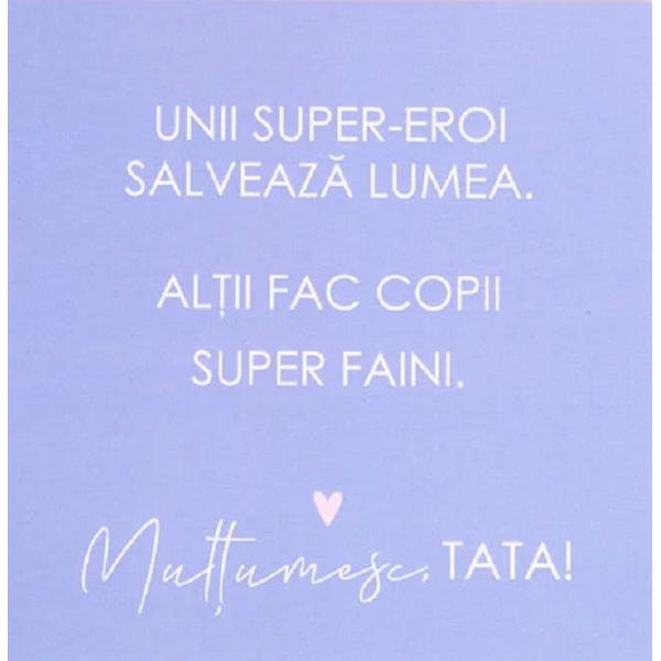 Felicitare cadou pentru tata: Super Hero