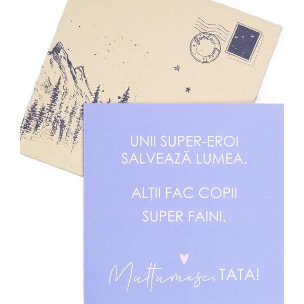 Felicitare cadou pentru tata: Super Hero