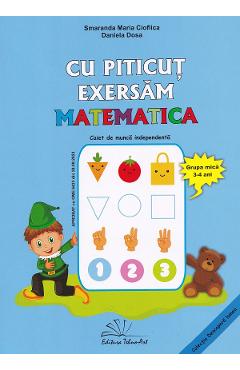 Poza produsului Cu Piticut exersam matematica 3-4 ani - Smaranda Maria Cioflica, Daniela Dosa