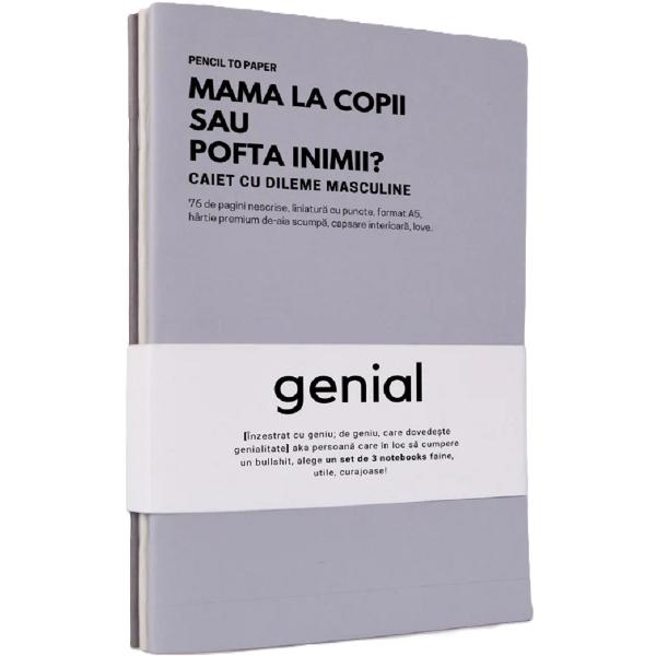 Set de 3 caiete geniale: Idei de Mascul Alpha