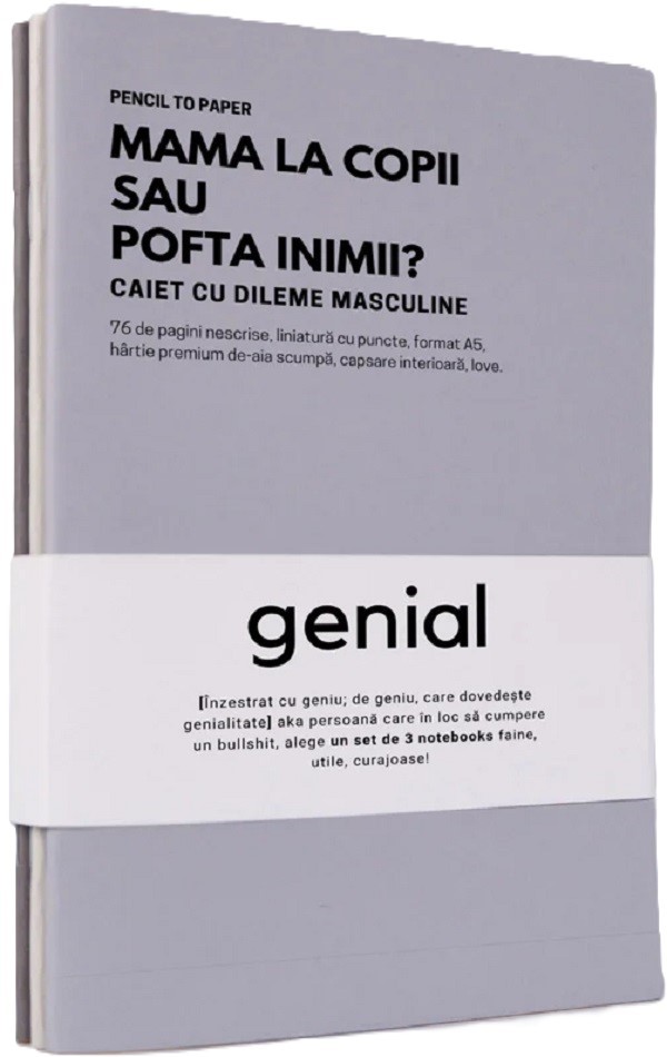Set de 3 caiete geniale: Idei de Mascul Alpha