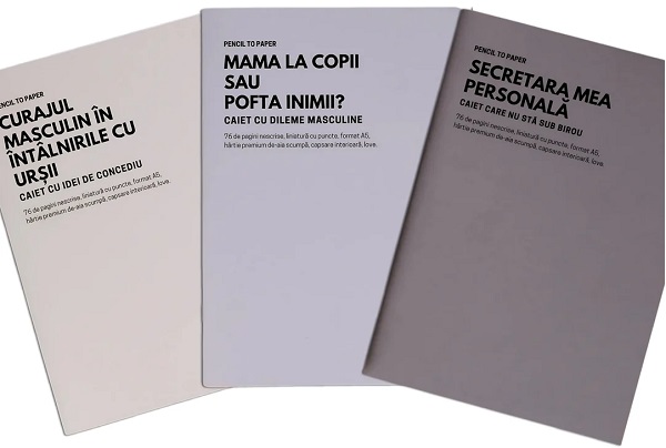 Set de 3 caiete geniale: Idei de Mascul Alpha