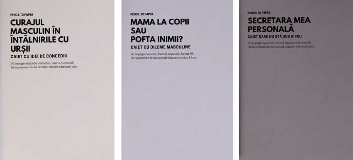 Set de 3 caiete geniale: Idei de Mascul Alpha