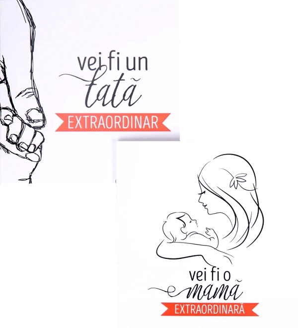 Set felicitari de cuplu pentru viitorii parinti