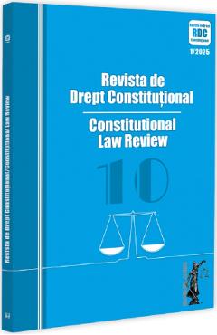 Coperta cărții 'Revista de Drept constituțional Nr.1 din 2025'