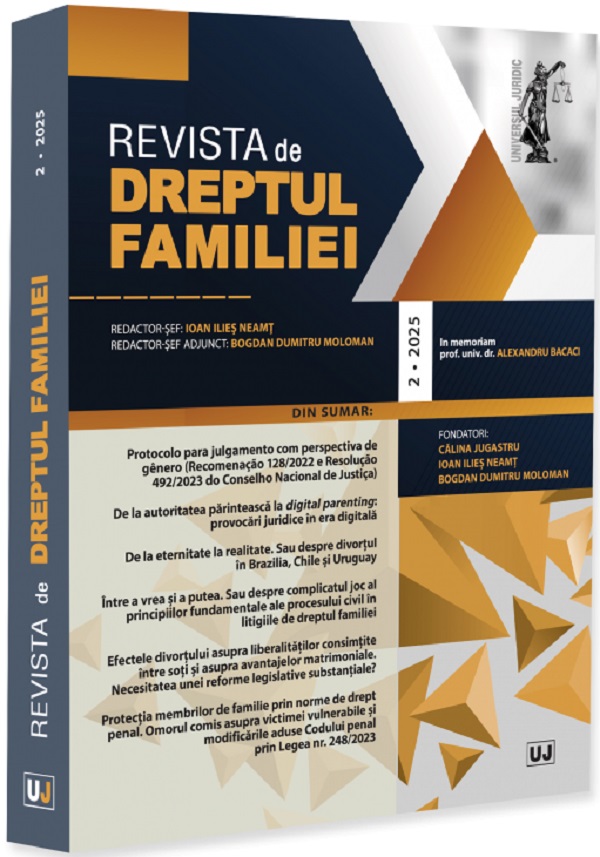 Revista de Dreptul Familiei Nr.2 din 2025