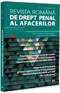 Poza produsului Revista romana de drept penal al afacerilor Nr.2 Iulie-Decembrie 2025
