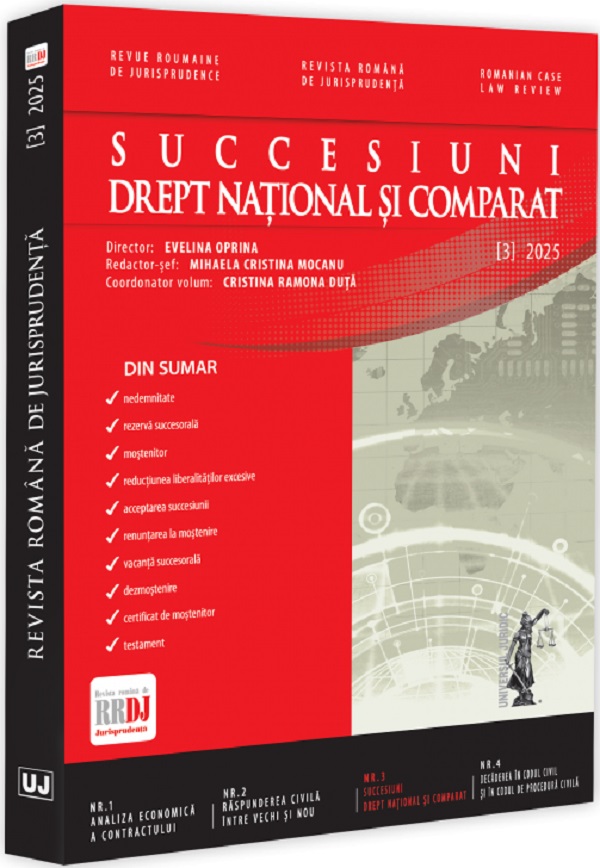 Revista Romana de Jurisprudenta Nr.3 din 2025