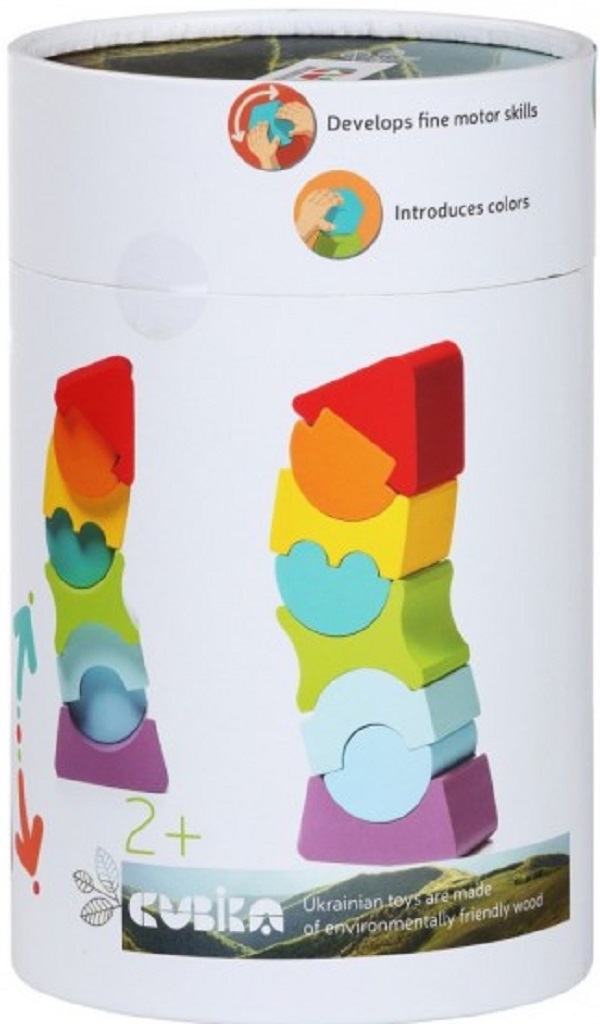 Jucarie din lemn - Turn flexibil