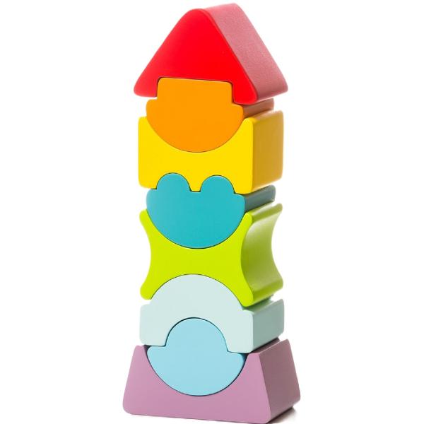 Jucarie din lemn - Turn flexibil