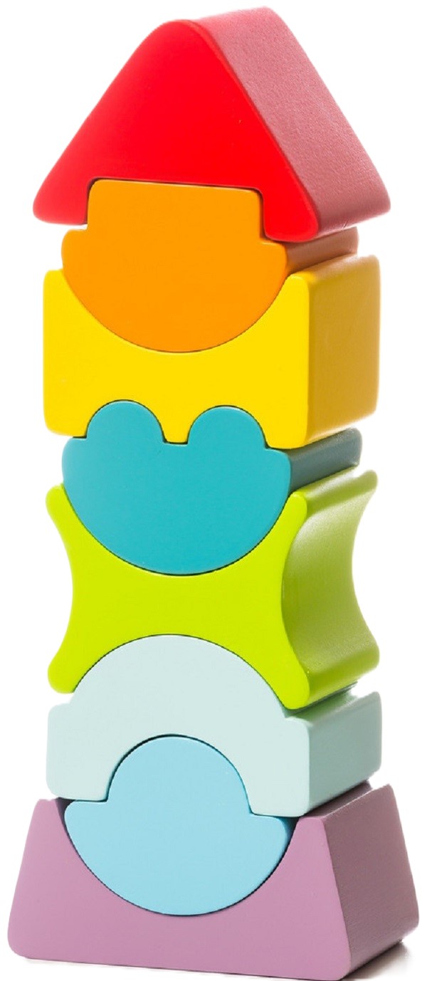 Jucarie din lemn - Turn flexibil